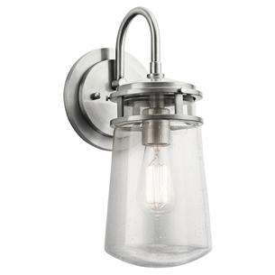 Lyndon Brushed Aluminum Wall Lanterns