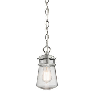Lyndon Brushed Aluminum Hanging Lantern