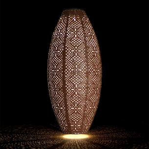 Solar Oval Outdoor Summer Lantern