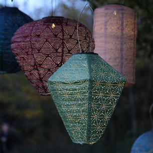 Solar Diamond Outdoor Summer Lantern