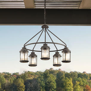 Ashland Bay Outdoor Chandelier