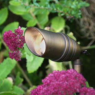 Garden Zone Bronze Plug & Go Spotlights with Spike