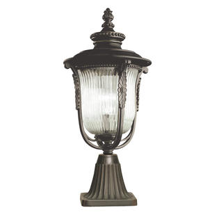Luverne Outdoor Pedestal Lantern