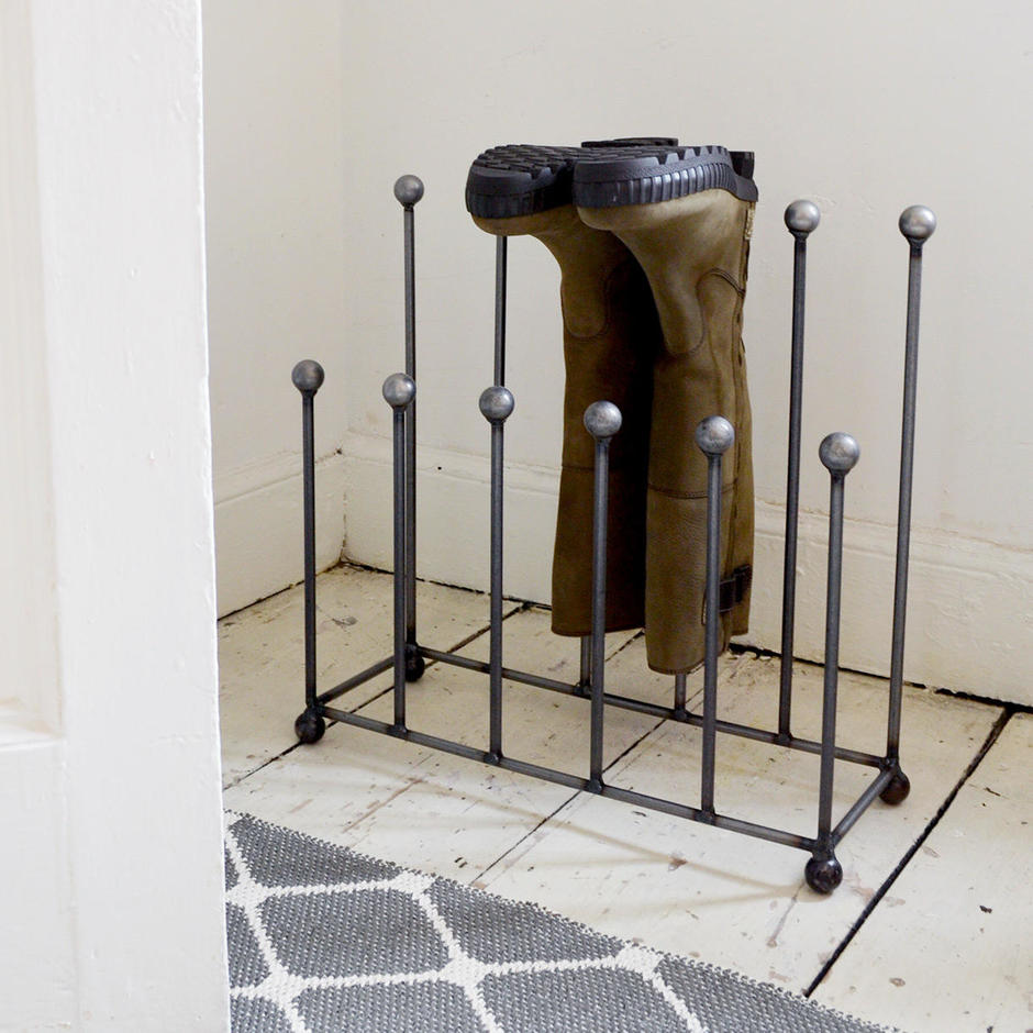 standing boot rack