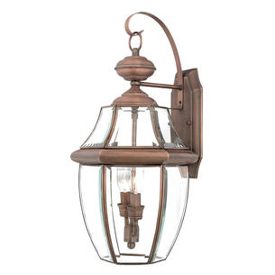 Newbury Copper Wall Lanterns